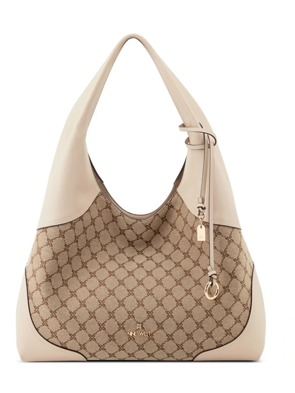 Nine West Beige shoulder large bag